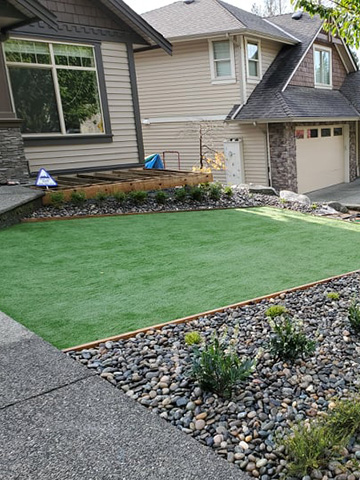 Artificial Grass in Landscaping