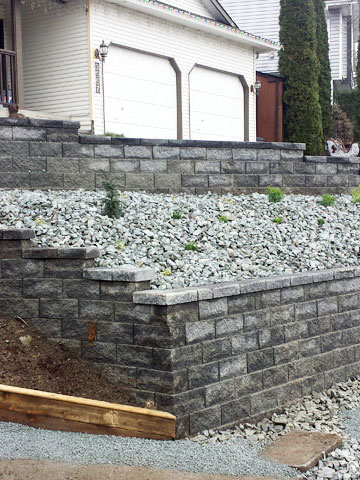 Concrete Block Wall Installation Maple Ridge, BC