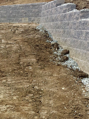 Concrete Block Wall Installation Coquitlam BC