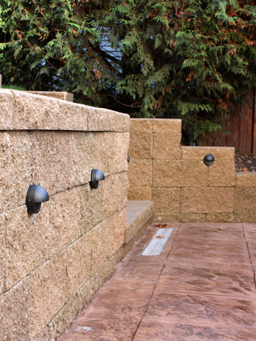 Stone, Timber and Brick Retaining Walls