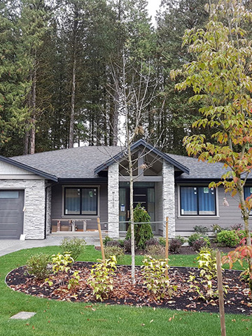 Acreage Home landscaping Maple Ridge