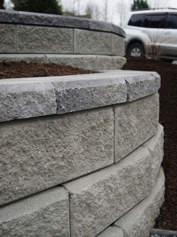 Stone, Timber and Brick Retaining Walls