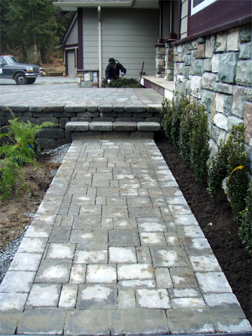 Flagstone and Interlock Stonework Patios and Walkways