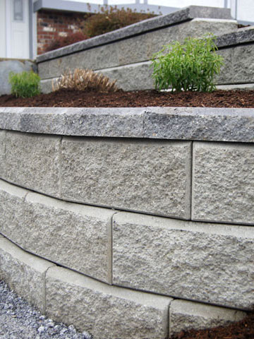 Stone, Timber and Brick Retaining Walls