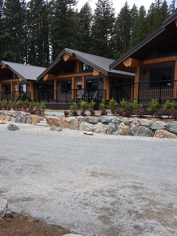 Stone, Timber and Brick Retaining Walls