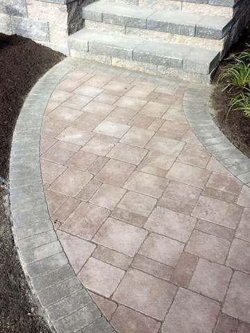 Flagstone and Interlock Stonework Patios and Walkways