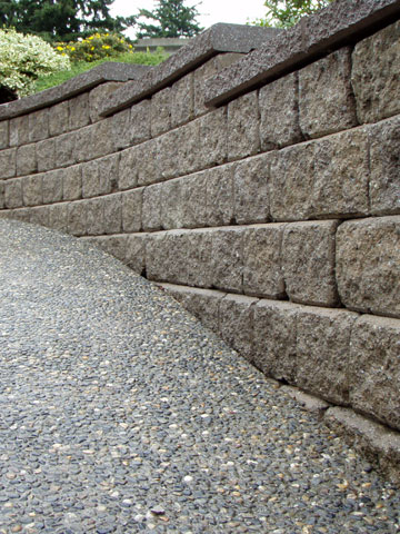 Stone, Timber and Brick Retaining Walls