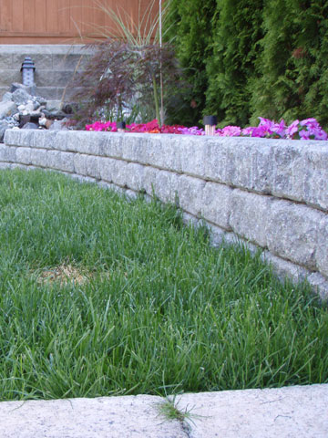 Stone, Timber and Brick Retaining Walls