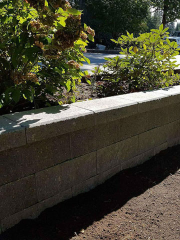 Stone, Timber and Brick Retaining Walls