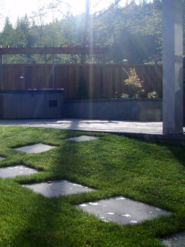 Flagstone and Interlock Stonework Patios and Walkways