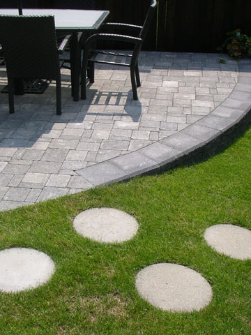 Flagstone and Interlock Stonework Patios and Walkways