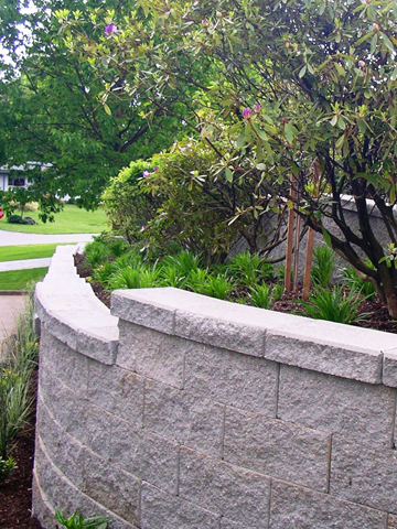 Stone, Timber and Brick Retaining Walls