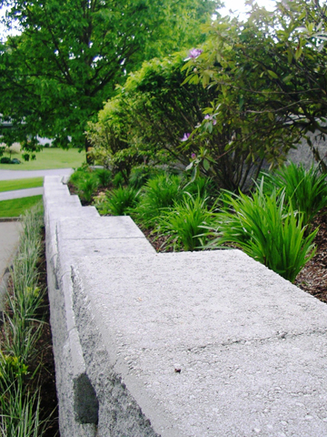 Stone, Timber and Brick Retaining Walls