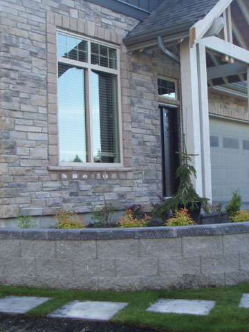 Stone, Timber and Brick Retaining Walls