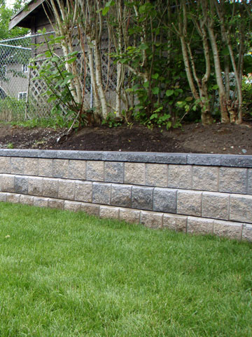 Stone, Timber and Brick Retaining Walls